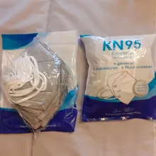 Mascarillas FFP2 Multicolor para adultos, máscara de tejido negro KN95, 5 capas, respirador con filtro KN95, color azul