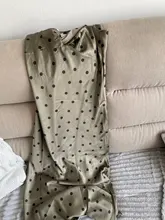 TRAF-vestido Midi Vintage de lunares para Mujer, Vestidos con tirantes finos cruzados, espalda descubierta