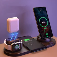 Dock-Station Usb-Phones Apple Watch Fast-Charging Airpods-Pro Wireless-Charger Android/type-C Dock-Station Usb-Phones Apple Watch Fast-Charging Airpods-Pro Wireless-Charger Android/type-C