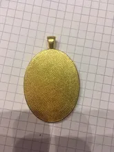 Nueva moda 5 unids/lote 30x40mm tamaño interior 8 colores plateados estilo Simple cabujón Base ajuste encantos colgante