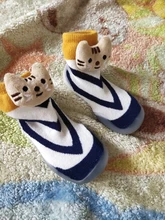 Calcetines antideslizantes con suela de goma blanda para bebé, Zapatos para niño y niña, Calcetines antideslizantes para Otoño e Invierno