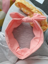 3 unids/set Floral arcos diadema bebé diademas de chica de elástico Bowknot bebé banda de pelo turbante conjunto, accesorios para el cabello para chicas