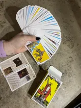 78 Uds cartas del Tarot inglés completo radiante jinete espera cartas del Tarot de fábrica de alta calidad Smith Tarot cubierta de tarjetas de juego