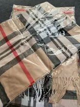 Bufanda de lana de imitación para niños y niñas, chal grueso y cálido a cuadros de alta calidad, pequeño y estrecho para regalo de otoño e invierno