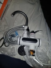 Grifo de agua caliente instantáneo eléctrico DMWD, calentador de agua, calentamiento rápido con pantalla LED de temperatura, grifo sin tanque para ducha de cocina EU