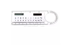 Mini regla ultradelgada, Calculadora con lupa, multifunción, 10cm, Calculadora, suministros de oficina