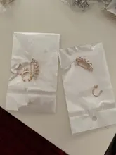 ZYZQ-pendientes de aro con flor de cristal estilo retro geométrico para mujer, aretes con Clip de estrella Color dorada, Clip no perforado, joyería aros para mujer