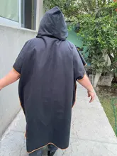Traje de buceo de secado rápido de microfibra, bata de secado rápido, Poncho con capucha, absorbente para el sudor, bata de nadar