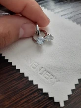 ANENJERY de Plata de Ley 925 de circón brillante geométrico pequeño aro pendientes para las Mujeres Nuevo versátil accesorios oído S-E1441