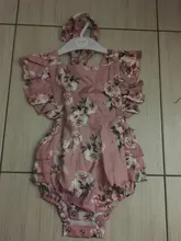 2020 ropa de bebé de verano bebé recién nacido bebé chica mono sin mangas Floral con volantes de monos con diadema