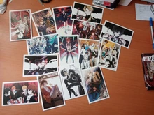 30 Uds perros callejeros Bungou cartas de Anime postal felicitación Tarjeta de mensaje regalo de Navidad juguetes para los niños