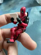 Posture-Model Doll-Decoration Figurine Sitting X-Men Anime Mini Disney Marvel Deadpool 2