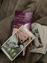 Cartas de Tarot de gatos paganos, juego de mesa completo en inglés, oráculo, tarjetas de astrología, adivinación, destino, 78 tarjetas