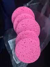 5 uds de madera Natural esponja comprimir cosmético Puff Facial lavado de cara de esponja cuidado limpieza removedor de maquillaje herramientas