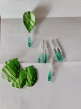 Eje para dardos-colas de dardos a juego