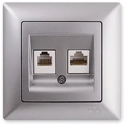 PnpnElectrıc Gns Visage Ambiance Metallic Silver Data + Numerical Socket (RJ45 Cat5 + Cat3) Data + Telephone Socket
PnpnElectrıc Gns Visage Ambiance Metallic Silver Data + Numerical Socket (RJ45 Cat5 + Cat3) Data + Telephone Socket