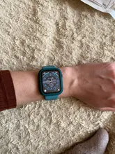 Cristal + Fundas para Apple Watch Series SE 654321, Protector de pantalla de parachoques completo + Accesorios de cubierta, 44mm, 40mm, 42mm, 38mm, 360