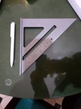 Square Ruler Layout-Tool Carpenter-Measurement Thickening-Angle Aluminum-Alloy 90-Degree