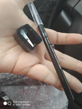 HENLICS delineador de ojo delineador color negro resistente al agua lápiz gran maquillaje de Ojos de larga duración de trazador de líneas del ojo Pen ojo cosmética herramienta + Sacapuntas de lápiz maquillaje mujer