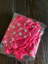 10 Uds 12 pulgadas de lunares rojo y negro de látex Globos de cumpleaños Globos boda bebé ducha decoraciones de fiesta