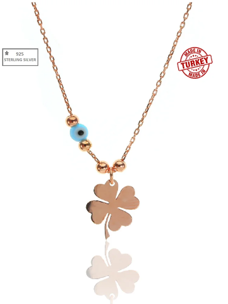 CUTE TINY 925 STERLING SILVER 4 LEAF CLOVER CHANCE NECKLACE PENDANT - FROM TURKEY
CUTE TINY 925 STERLING SILVER 4 LEAF CLOVER CHANCE NECKLACE PENDANT - FROM TURKEY