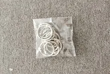 Carpeta de anillos de Metal de alta calidad, 2/3/5/10 Uds., álbumes DIY de 15-80mm, aros de hojas sueltas para libros, suministros de encuadernación para oficina, álbum de fotos