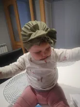 Gorro anudado con lazo sólido para bebé, niño y niña, accesorios para la cabeza, turbante para recién nacido, tocados para niños y adultos