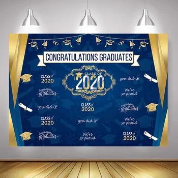 Congratulations Graduate Graduation Party Photography Backdrop Royal Class of 2020 Background Decoration Photo Shoot Props
Congratulations Graduate Graduation Party Photography Backdrop Royal Class of 2020 Background Decoration Photo Shoot Props