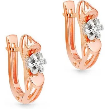 Kabarovsky earrings with 2 diamonds in red gold
Kabarovsky earrings with 2 diamonds in red gold