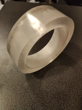 Cinta nano transparente sin marcado, cinta de doble cara, cinta impermeable reutilizable, pegatina de baño, cinta de pegamento mágica doble