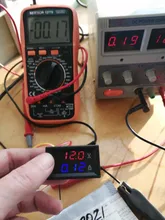 Voltímetro de alta calidad, amperímetro azul + rojo LED Amp doble Digital, medidor de voltímetro DC 100V 10A