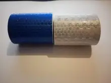 Cinta adhesiva reflectante para coche, 5cm x 3m, cinta de advertencia de seguridad para motocicletas, película reflectante, estilismo para coche