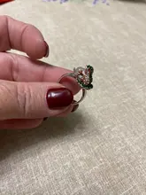 Anillos de cristal de animales de rana para mujer, sortija de gran circón, Ópalo, sortija de compromiso de la suerte, diamantes Vintage