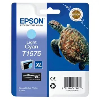 EPSON Pack of 1 cartridge T1575-light Cyan-Standard
EPSON Pack of 1 cartridge T1575-light Cyan-Standard