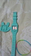 Relojes de goma con dibujos para niños, relojes infantiles electrónicos de goma con, con animaciones de conejos, funda abatible