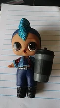 L O L ¡Sorpresa! Juego de muñeca brillante con ropa y zapatos para niño, juguete Punk, edición limitada