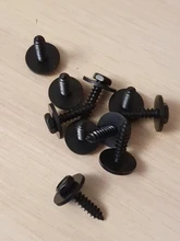 Captive Washer Screws Car-Accessories Self-Tapping Auto Universal Car Black Hex-Head