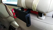 Auto asiento titular del teléfono 360 grados rotar el soporte de reposacabezas soporte para Tablet PC iPad Mini Pro accesorios de coche