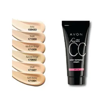 Avon CC soup cream with Color correction, SPF 50, 1 unit, 3 tones Ural, 30 ml, foundation
Avon CC soup cream with Color correction, SPF 50, 1 unit, 3 tones Ural, 30 ml, foundation