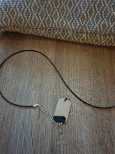 Collar con etiqueta para perro placa con nombre del ejército militar para hombre, chapa con identificación grabada en blanco, Color plateado, nuevo colgante, joyería de acero inoxidable, venta al por mayor