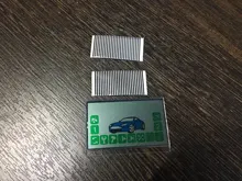 Cable Flexible para pantalla Lcd A92, mando a distancia para Starline A92 A94, rayas cebra, versión rusa