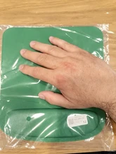 Alfombrilla de juego para ordenador portátil, Mouse cuadrado profesional antideslizante con soporte de muñeca para teclado de ordenador portátil