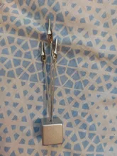 1 ud. Pequeño cubo 3 Clips Metal Tarjeta Nota titular Clips de nota foto de libro de recuerdos abrazaderas Stand mensaje titular de la tarjeta organizador de Escritorio de oficina