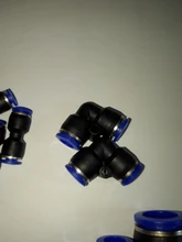 Accesorios Neumáticos Conector recto PU/PG 4-16mm OD manguera reductora 8-6mm plástico empuje en conector rápido Conexión de aire fontanería