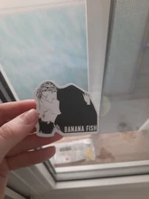 Pegatinas de peces de plátano de Anime, para papelería, portátil, monopatín, PVC, mochila, botella, bicicleta, pegatina impermeable para coche, 10/30/50 Uds.