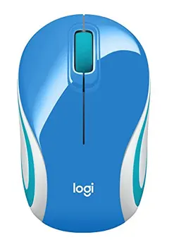 Logitech M187 Ultra portable wireless mouse, 2,4 GHz with USB receiver, 1000 DPI optical tracking, PC/Mac/laptop, Blue
Logitech M187 Ultra portable wireless mouse, 2,4 GHz with USB receiver, 1000 DPI optical tracking, PC/Mac/laptop, Blue