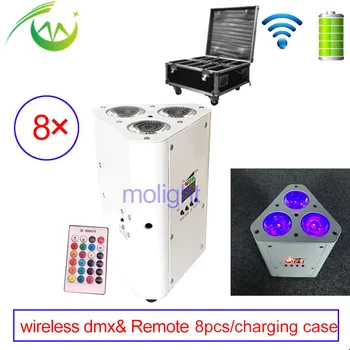 wireless dmx uplight 3*18w RGBWA UV DJ Par Battery Power LED Up Lighting LED Wall Washer Wedding Party Uplightings
wireless dmx uplight 3*18w RGBWA UV DJ Par Battery Power LED Up Lighting LED Wall Washer Wedding Party Uplightings