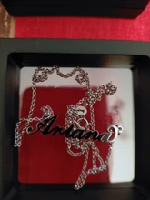 Cadena con colgante plata de primera ley nombre personalizado para mujer, collar, gargantilla, plata esterlina 925, placa personalizable, letras, regalo de navidad para novia