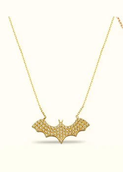 Batman Bat Gold Necklace 02-378-K1170A
Batman Bat Gold Necklace 02-378-K1170A