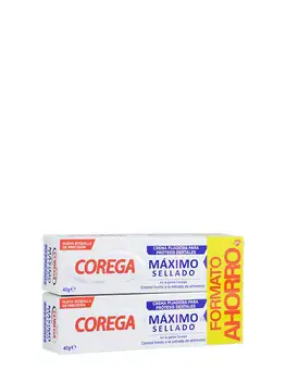 Corega duplo maximum sealed cream fixer 2x40ml set cream for dental prosthesis. Tasteless.
Corega duplo maximum sealed cream fixer 2x40ml set cream for dental prosthesis. Tasteless.